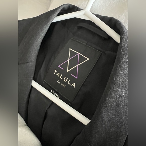 Talula Grey Blazer - Size 8 - Picture 4 of 4